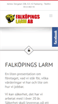 Mobile Screenshot of falkopingslarm.se